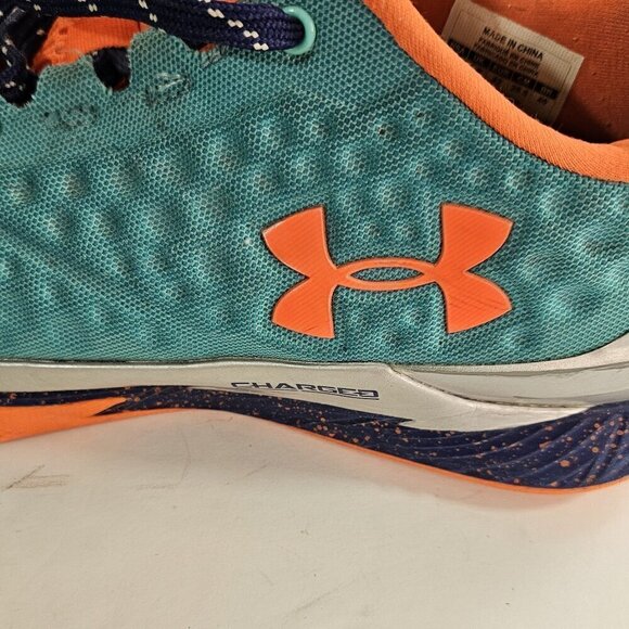Under Armour Curry 1 Low SC30 Select Streetwear Men Teal Sneakers  SZ  8.5 - Picture 4 of 9